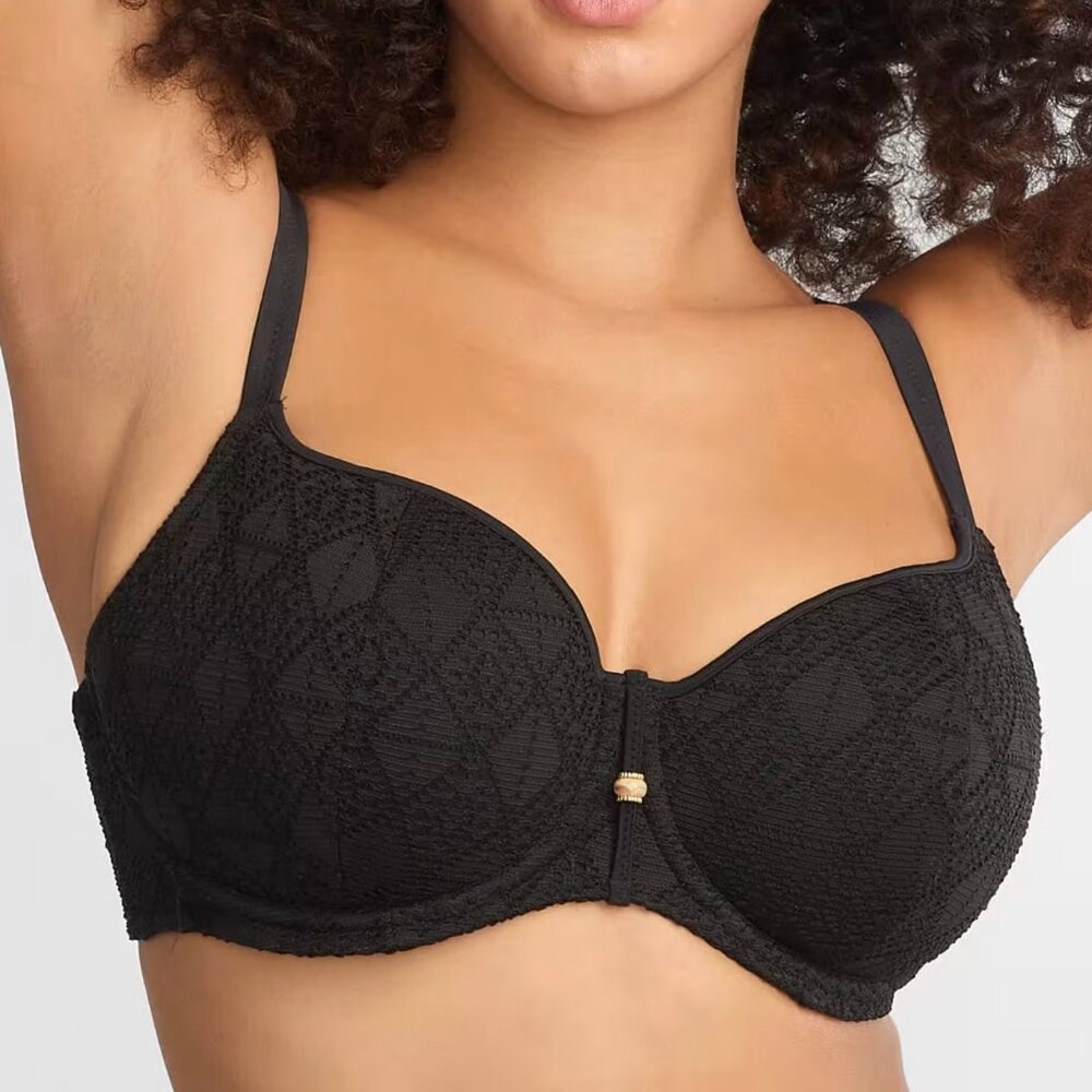 Freya Womens Nomad Nights Underwire Sweetheart Bikini Top - Size 32G UK/32I US